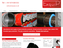 Tablet Screenshot of exquip.co.uk